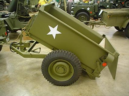 WWII Jeep Converto Airborne Dump Trailer