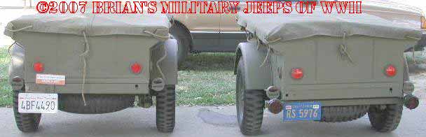 Jeep 1/4 ton Trailer Page. Willys MBT, Bantam T-3, M-100, M-416, K-38