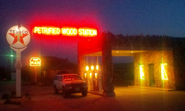 Petrified Wood Station - Gas Station and Traveler's Camp - est. 1927 - Decatur, Texas