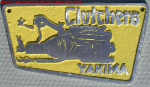 NOS 'Clutchers' Yakima, WA car club plaque