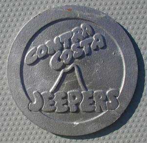 NOS 'Contra Costa Jeepers' Kansas City, MO car club plaque