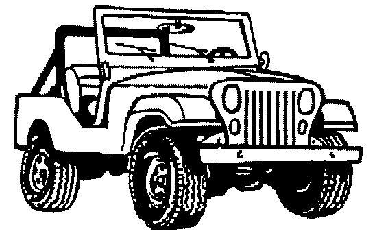 Free clip art army jeep #2