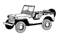 Flat Fender Willys Jeep