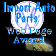 Winner of Import Auto Parts Web Page Award