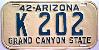 License Plate WWII 1942 Arizona