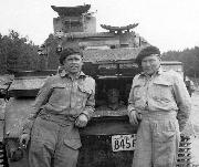 1941 Canadian License Plate in use on a British/Canadian Vickers Mk VI Light Tank at Camp Borden, Ontario, Canada