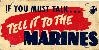 WW2 If you must talk, tell it to the Marines Booster Plate