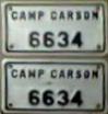 Camp Carson, Colorado - Pair