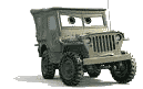 The latest World War Two Jeep to be immortalized on film is 'Sarge', from Walt Disney / PIXAR's Animated movie CARS.