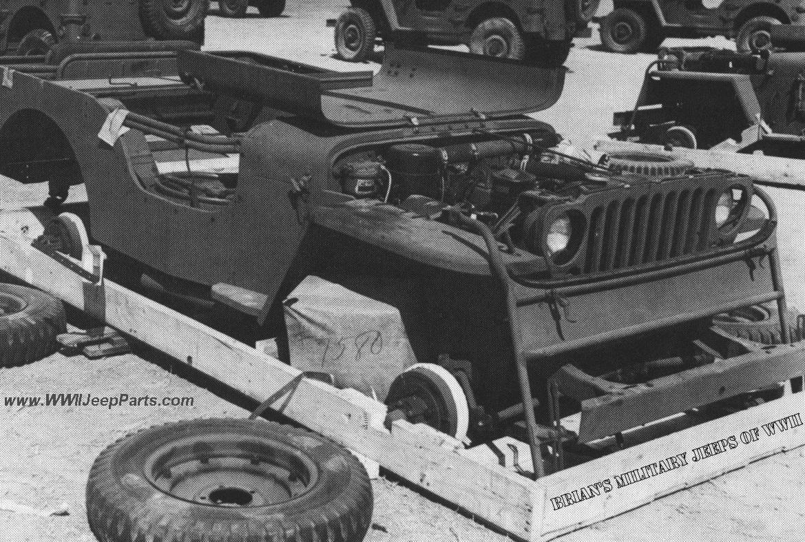 2 Jeep military part surplus war world #2