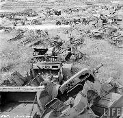 WWII Jeep Salvage Operations, Okinawa, Japan, 1949