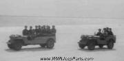 WW2 Coast Guard Anti-Saboteur Patrol Jeeps. The US Coast Guard also took WWII Jeeps and stretched them so that they would accomodate the full Beach Patrol Crew.
