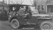 WW2 Jeep in the rain.