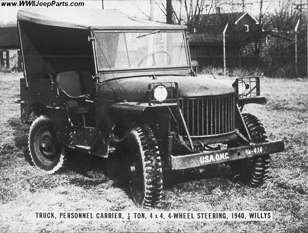 Original 1 4 Ton 4x4 Prototype Jeep Photos Ford Gp Bantam Brc 40 Willys Ma Brian S Military Jeeps Of Wwii