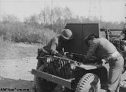 1941 Ford GP prototype 1/4 ton 4X4 Light Reconnaissance Car repairs at Ft. Myer, VA, 21 April 1941