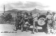 Troops lifting a 1941 Willys MA Prototype Jeep Crissy Field, San Francisco, CA
