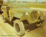 The GAZ 67 with it well designed factory fender flares.